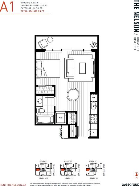 New Westminster Apartment for rent - 0 Bedrooms — photo 22