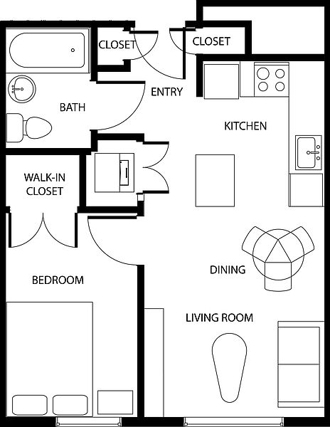 Vancouver Condominimum for rent - 1 Bedroom — photo 15
