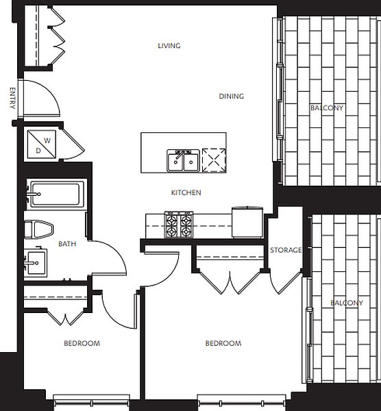 Vancouver Apartment for rent - 2 Bedrooms — photo 9