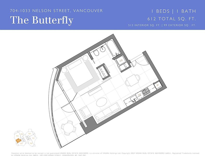 Vancouver Condominimum for rent - 1 Bedroom — photo 9